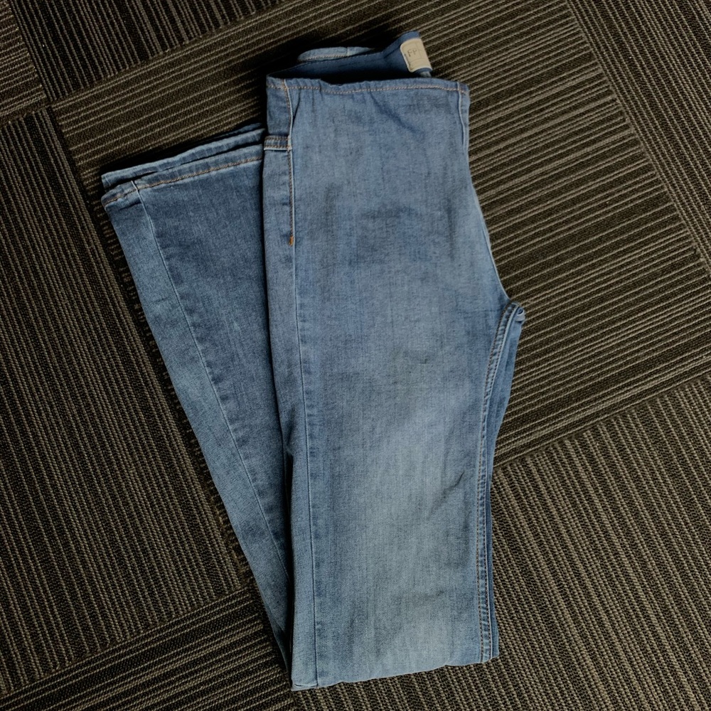 FREE PEOPLE FLARE DENIM JEANS